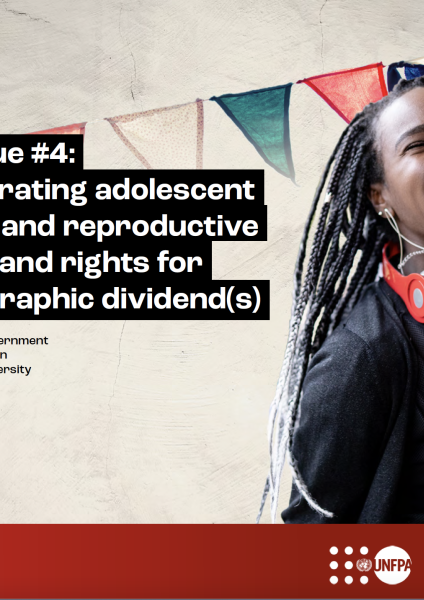 adolescent sexual and reproductive health and rights for demographic dividend(s)