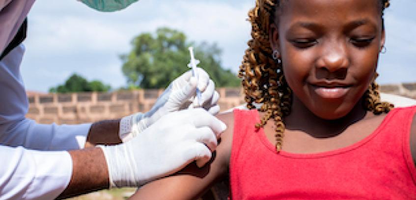 Routine vaccinations for children in Africa